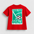 Football | Kids Oversized T-shirt | Red
