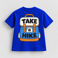 Take a Hike | Kids Oversized T-shirt | Blue
