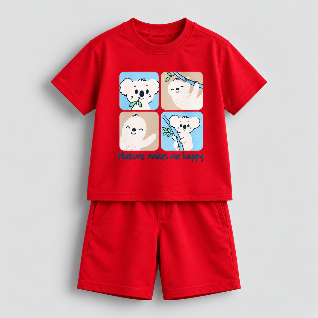 Kola | Oversized fit | Co-ord sets | Red
