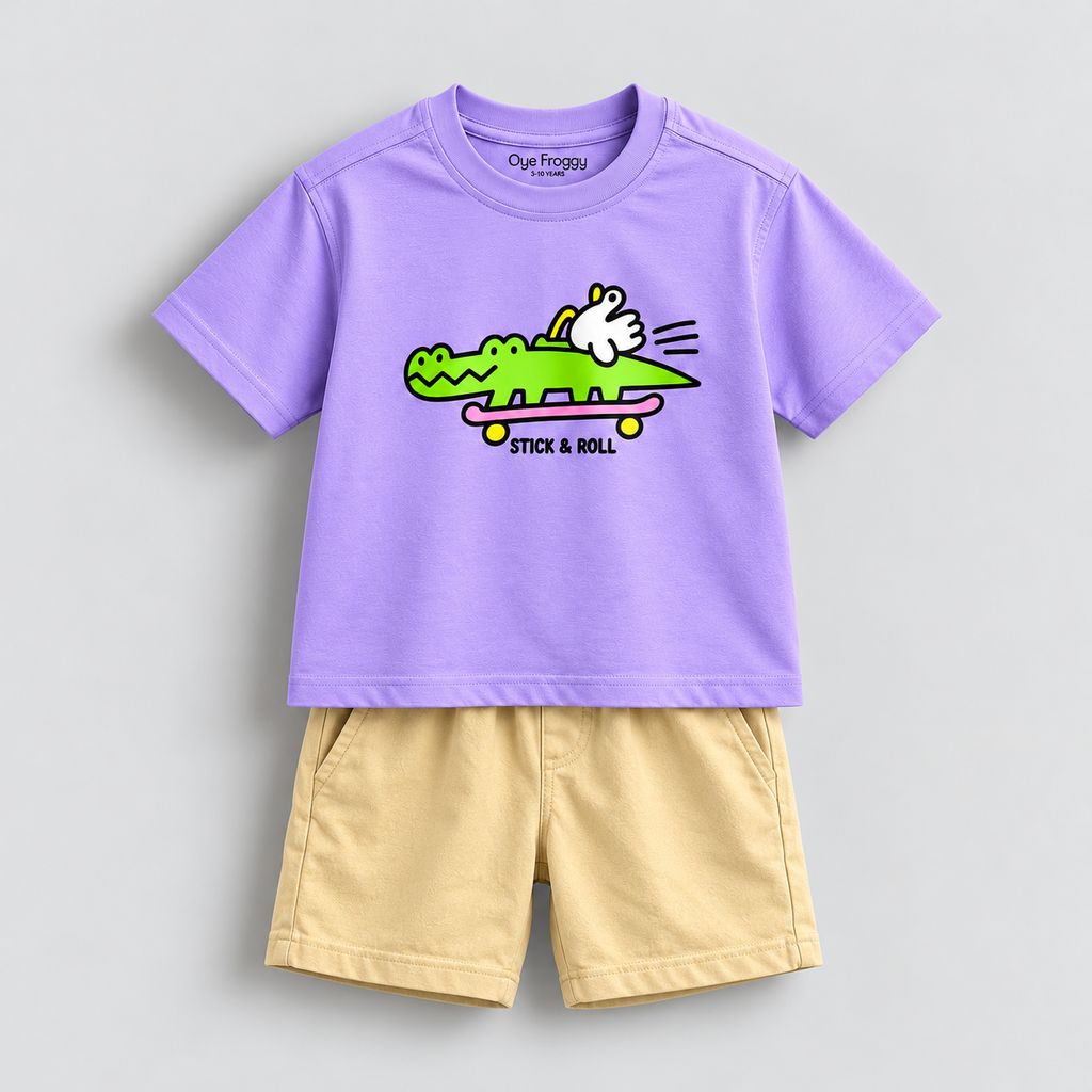 Crocs | Oversized fit | Co-ord sets | Lavender
